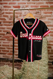 Boca Chueca - Carin Leon Black Jersey Dama