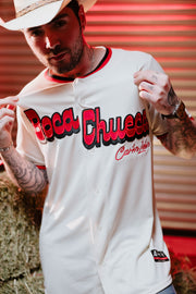 Boca Chueca - Carin Leon OffWhite Jersey Caballero